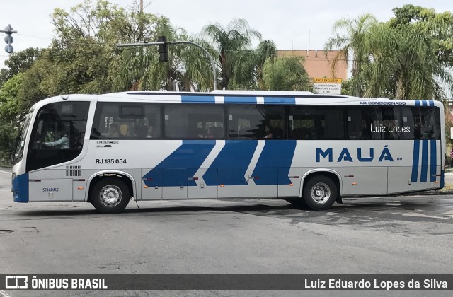 Viação Mauá RJ 185.054 na cidade de Niterói, Rio de Janeiro, Brasil, por Luiz Eduardo Lopes da Silva. Número da foto: #11000314.