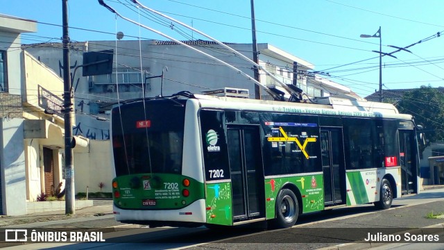 Next Mobilidade - ABC Sistema de Transporte 7202 na cidade de Santo André, São Paulo, Brasil, por Juliano Soares. ID da foto: 11001330.