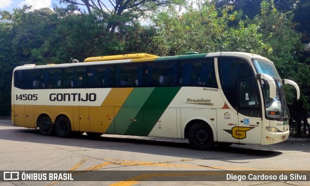 Empresa Gontijo de Transportes 14505 na cidade de São Paulo, São Paulo, Brasil, por Diego Cardoso da Silva. Número da foto: #11001399.