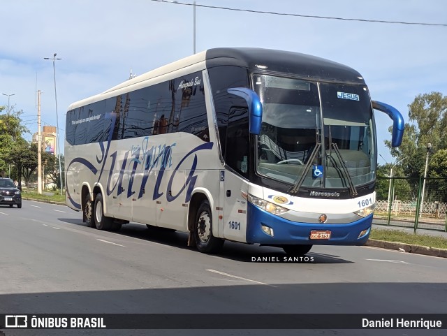 Viação Juína 1601 na cidade de Cuiabá, Mato Grosso, Brasil, por Daniel Henrique. Número da foto: #11002943.