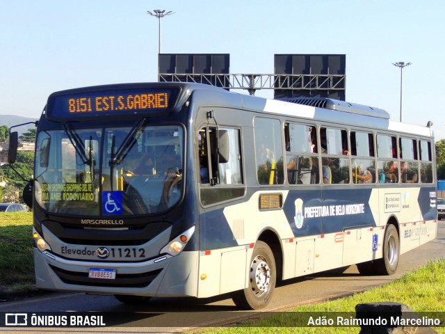 Auto Omnibus Floramar 11212 na cidade de Belo Horizonte, Minas Gerais, Brasil, por Adão Raimundo Marcelino. ID da foto: 11002624.