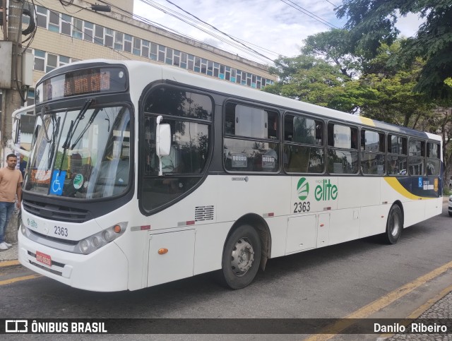 Viação Elite 2363 na cidade de Volta Redonda, Rio de Janeiro, Brasil, por Danilo  Ribeiro. Número da foto: #11000667.