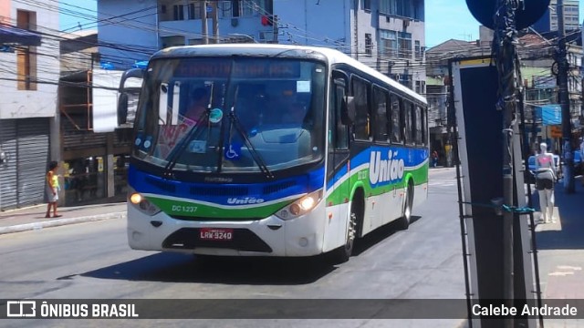 Viação União DC 1.237 na cidade de Duque de Caxias, Rio de Janeiro, Brasil, por Calebe Andrade. Número da foto: #11027436.