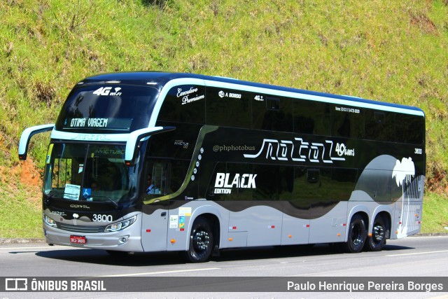 Transportadora Turística Natal 3800 na cidade de Piraí, Rio de Janeiro, Brasil, por Paulo Henrique Pereira Borges. Número da foto: #11026306.