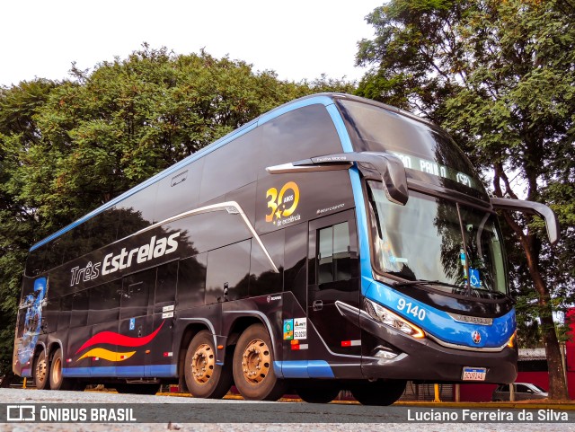 Três Estrelas Turismo 9140 na cidade de São Paulo, São Paulo, Brasil, por Luciano Ferreira da Silva. Número da foto: #11025160.