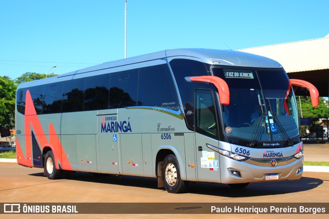 Expresso Maringá 6506 na cidade de Maringá, Paraná, Brasil, por Paulo Henrique Pereira Borges. ID da foto: 11026327.