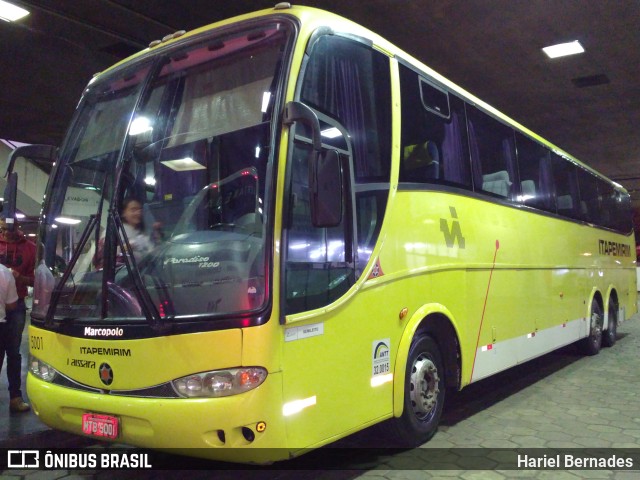 Viação Itapemirim 5001 na cidade de Belo Horizonte, Minas Gerais, Brasil, por Hariel Bernades. Número da foto: #11025778.