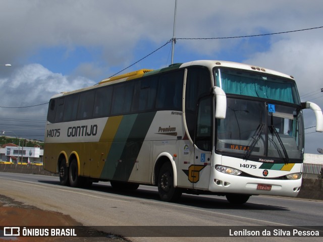 Empresa Gontijo de Transportes 14075 na cidade de Caruaru, Pernambuco, Brasil, por Lenilson da Silva Pessoa. ID da foto: 11026522.