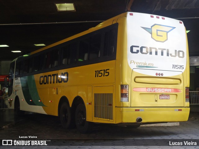Empresa Gontijo de Transportes 11515 na cidade de Belo Horizonte, Minas Gerais, Brasil, por Lucas Vieira. Número da foto: #11025515.