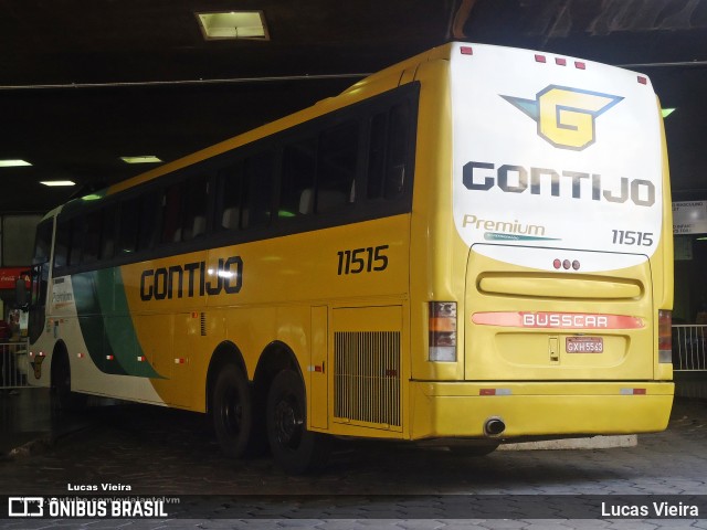 Empresa Gontijo de Transportes 11515 na cidade de Belo Horizonte, Minas Gerais, Brasil, por Lucas Vieira. ID da foto: 11025515.