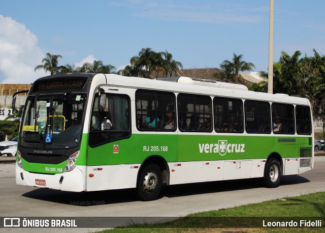 Viação Vera Cruz RJ 205.168 na cidade de Rio de Janeiro, Rio de Janeiro, Brasil, por Leonardo Fidelli. ID da foto: 11027406.