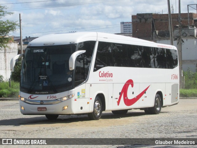 Coletivo Transportes 1506 na cidade de Caruaru, Pernambuco, Brasil, por Glauber Medeiros. Número da foto: #11026348.