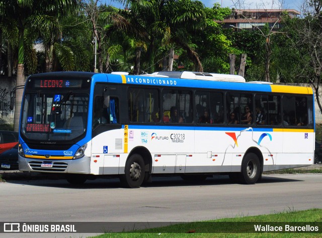 Transportes Futuro C30218 na cidade de Rio de Janeiro, Rio de Janeiro, Brasil, por Wallace Barcellos. ID da foto: 11026297.