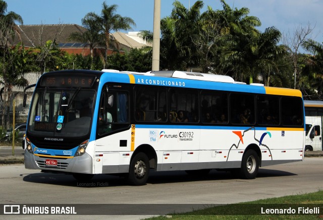 Transportes Futuro C30192 na cidade de Rio de Janeiro, Rio de Janeiro, Brasil, por Leonardo Fidelli. Número da foto: #11027474.