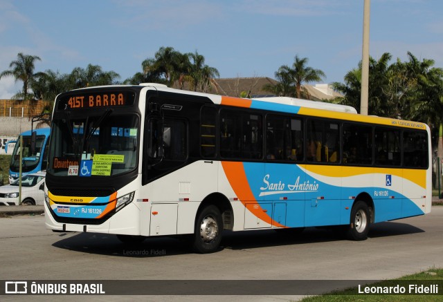 Transportes Santo Antônio RJ 161.126 na cidade de Rio de Janeiro, Rio de Janeiro, Brasil, por Leonardo Fidelli. Número da foto: #11027393.