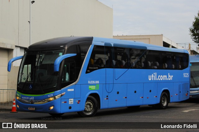 UTIL - União Transporte Interestadual de Luxo 9225 na cidade de Rio de Janeiro, Rio de Janeiro, Brasil, por Leonardo Fidelli. Número da foto: #11025280.