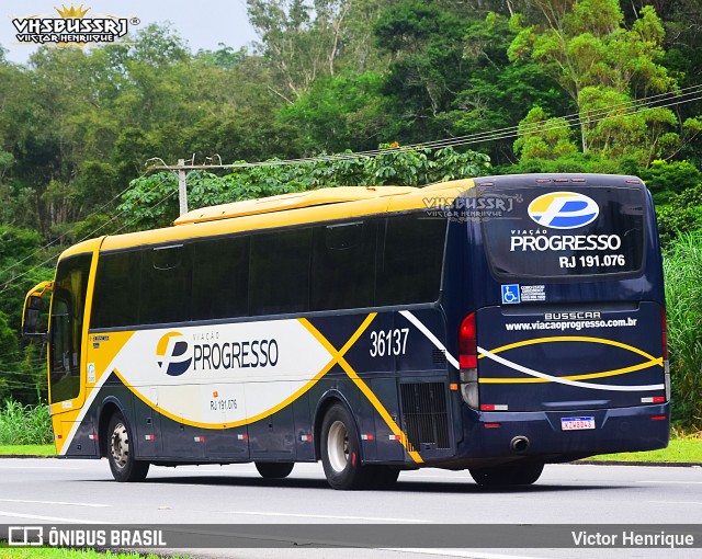 Viação Progresso 36137 na cidade de Petrópolis, Rio de Janeiro, Brasil, por Victor Henrique. ID da foto: 11026528.