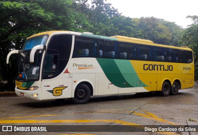 Empresa Gontijo de Transportes 14885 na cidade de São Paulo, São Paulo, Brasil, por Diego Cardoso da Silva. ID da foto: 11028900.