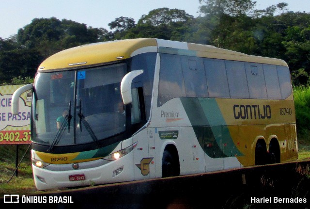 Empresa Gontijo de Transportes 18740 na cidade de Mairiporã, São Paulo, Brasil, por Hariel Bernades. ID da foto: 11027728.