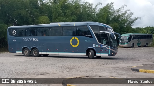 Viação Cidade Sol 8520 na cidade de Cruz das Almas, Bahia, Brasil, por Flávio  Santos. Número da foto: #11027998.