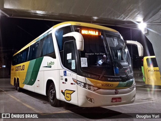 Empresa Gontijo de Transportes 16500 na cidade de Belo Horizonte, Minas Gerais, Brasil, por Douglas Yuri. Número da foto: #11028287.