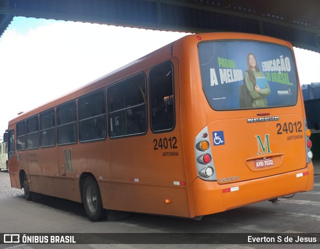 Viação Antonina 24012 na cidade de Almirante Tamandaré, Paraná, Brasil, por Everton S de Jesus. Número da foto: #11028780.