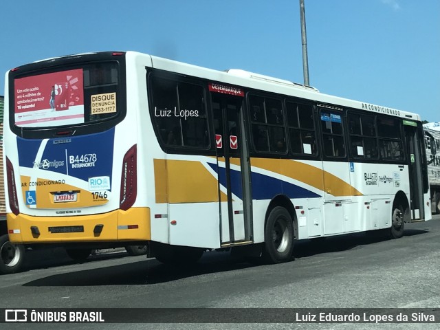 Auto Viação Três Amigos B44678 na cidade de Rio de Janeiro, Rio de Janeiro, Brasil, por Luiz Eduardo Lopes da Silva. Número da foto: #11027917.