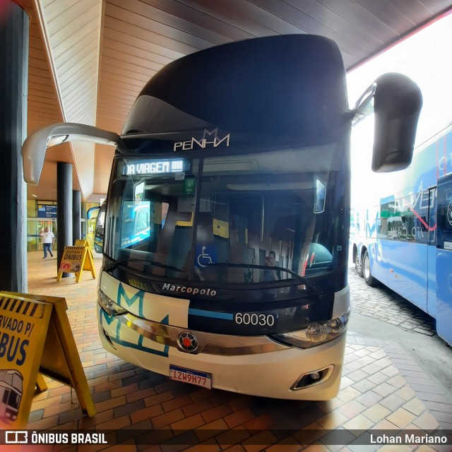 Empresa de Ônibus Nossa Senhora da Penha 60030 na cidade de Pariquera-Açu, São Paulo, Brasil, por Lohan Mariano. ID da foto: 11028492.