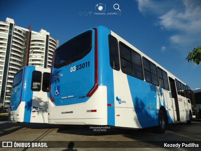 Viação São Pedro 0323011 na cidade de Manaus, Amazonas, Brasil, por Kezedy Padilha. Número da foto: #11029941.