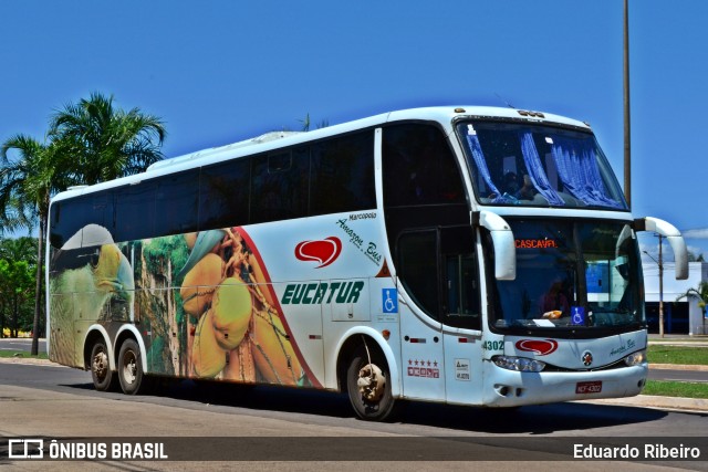 Eucatur - Empresa União Cascavel de Transportes e Turismo 4302 na cidade de Campo Grande, Mato Grosso do Sul, Brasil, por Eduardo Ribeiro. ID da foto: 11028728.