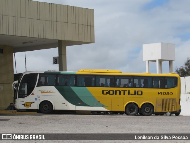 Empresa Gontijo de Transportes 14080 na cidade de Caruaru, Pernambuco, Brasil, por Lenilson da Silva Pessoa. ID da foto: 11029803.