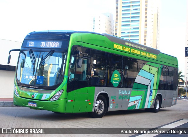 TCCC - Transporte Coletivo Cidade Canção 6902 na cidade de Maringá, Paraná, Brasil, por Paulo Henrique Pereira Borges. Número da foto: #11029712.