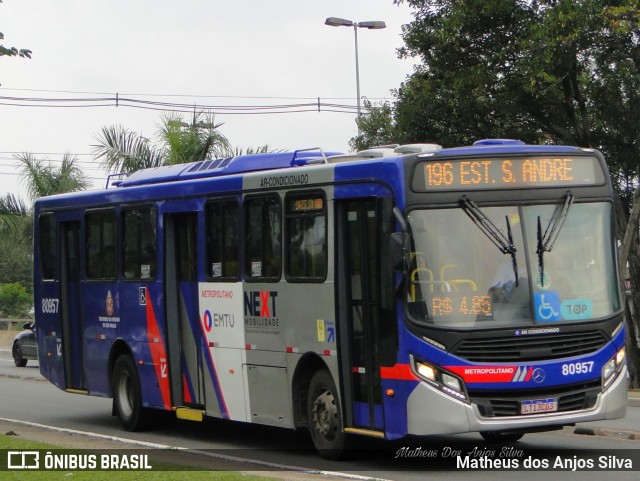 Next Mobilidade - ABC Sistema de Transporte 80.957 na cidade de São Bernardo do Campo, São Paulo, Brasil, por Matheus dos Anjos Silva. Número da foto: #11030138.