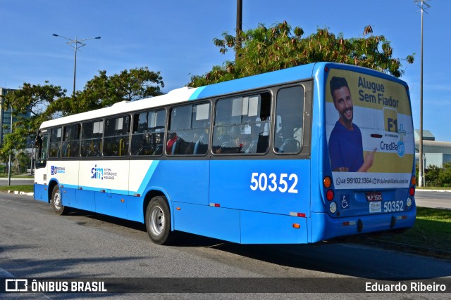 Transol Transportes Coletivos 50352 na cidade de Florianópolis, Santa Catarina, Brasil, por Eduardo Ribeiro. ID da foto: 11028720.