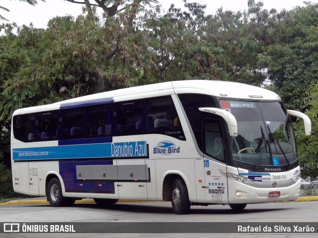 VIDA - Viação Danúbio Azul 11002 na cidade de São Paulo, São Paulo, Brasil, por Rafael da Silva Xarão. ID da foto: 11030258.