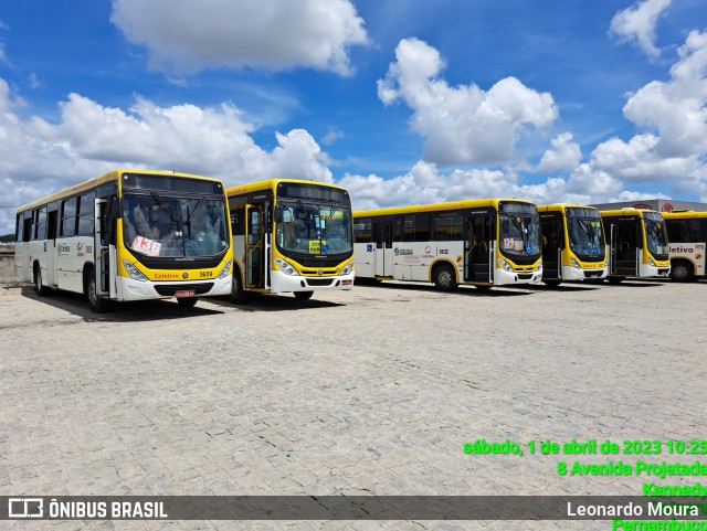 Coletivo Transportes 3659 na cidade de Caruaru, Pernambuco, Brasil, por Leonardo Moura. Número da foto: #11028074.