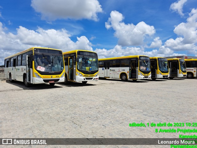 Coletivo Transportes 3659 na cidade de Caruaru, Pernambuco, Brasil, por Leonardo Moura. ID da foto: 11028074.