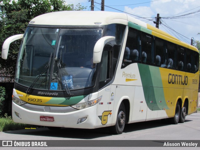 Empresa Gontijo de Transportes 19035 na cidade de Fortaleza, Ceará, Brasil, por Alisson Wesley. ID da foto: 11029546.