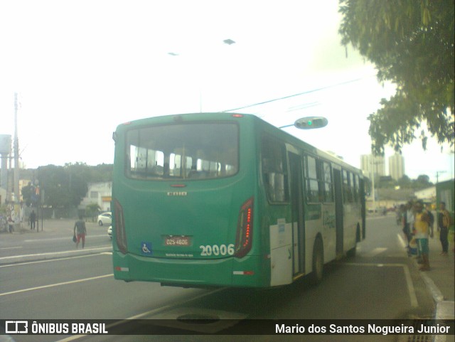 OT Trans - Ótima Salvador Transportes 20006 na cidade de Salvador, Bahia, Brasil, por Mario dos Santos Nogueira Junior. ID da foto: 11028666.