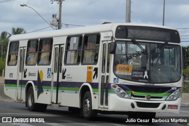 Viação Modelo 9711 na cidade de Aracaju, Sergipe, Brasil, por Julio Cesar  Barbosa Martins. Número da foto: #11028057.