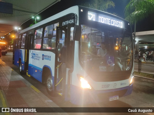 Emflotur - Empresa Florianópolis de Transportes Coletivos 23337 na cidade de Florianópolis, Santa Catarina, Brasil, por Cauã Augusto. Número da foto: #11028991.