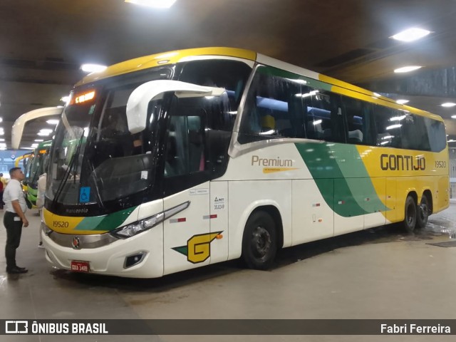 Empresa Gontijo de Transportes 19520 na cidade de Belo Horizonte, Minas Gerais, Brasil, por Fabri Ferreira. ID da foto: 11028343.