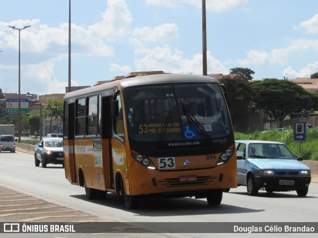 Transporte Suplementar de Belo Horizonte 896 na cidade de Belo Horizonte, Minas Gerais, Brasil, por Douglas Célio Brandao. Número da foto: #11028416.