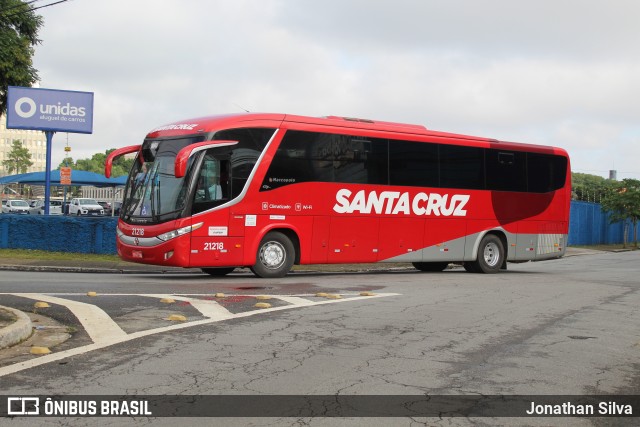 Viação Santa Cruz 21218 na cidade de São Paulo, São Paulo, Brasil, por Jonathan Silva. Número da foto: #11028033.