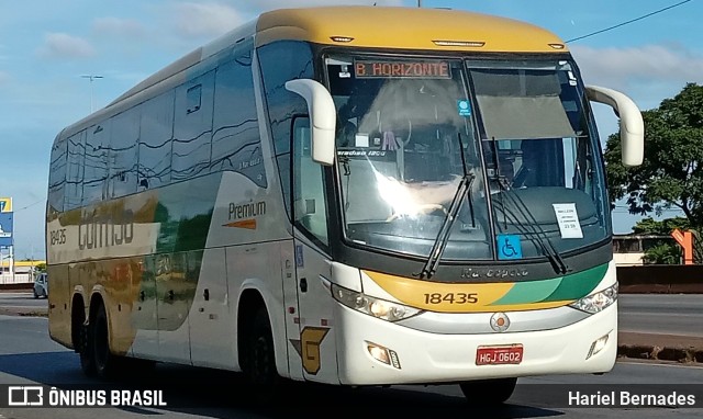 Empresa Gontijo de Transportes 18435 na cidade de Betim, Minas Gerais, Brasil, por Hariel Bernades. Número da foto: #11032073.
