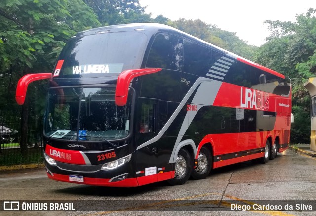 Lirabus 23105 na cidade de São Paulo, São Paulo, Brasil, por Diego Cardoso da Silva. Número da foto: #11031455.