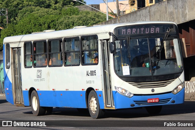 Auto Viação Monte Cristo AL-00015 na cidade de Belém, Pará, Brasil, por Fabio Soares. ID da foto: 11031330.