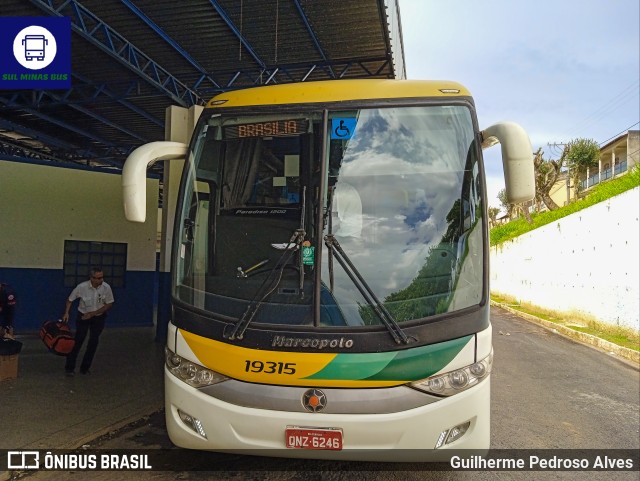 Empresa Gontijo de Transportes 19315 na cidade de Lambari, Minas Gerais, Brasil, por Guilherme Pedroso Alves. ID da foto: 11031459.