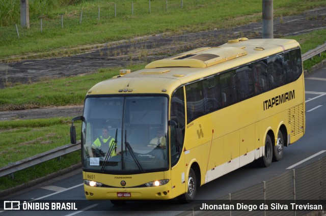 Viação Itapemirim 8651 na cidade de Lavrinhas, São Paulo, Brasil, por Jhonatan Diego da Silva Trevisan. Número da foto: #11033159.