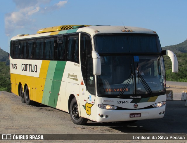 Empresa Gontijo de Transportes 17145 na cidade de Taquaritinga do Norte, Pernambuco, Brasil, por Lenilson da Silva Pessoa. ID da foto: 11032296.